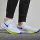 耐克（NIKE）Air Zoom Pegasus 37耐克男鞋飛馬37彩虹氣墊緩震透氣跑步鞋 BQ9646-102白綠藍男子 45