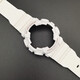 金尖件適用卡西表帶歐GSHOCK原裝樹(shù)脂配件GMA-S110SR/120MF/130/140 白色啞面玫瑰金字