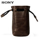 索尼（SONY）原裝相機包黑卡相機皮套 RX100M5 M5A M4 M3 M2相機軟內膽包 LBI-RX100CASE（棕色）