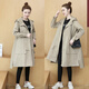 品匯菲大碼女裝風(fēng)衣春秋季上衣加肥微胖mm肥人時(shí)尚藏肉遮肚子中長(cháng)外套潮 卡其色 常規 1942 5XL 建儀210-220斤