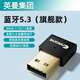 EnmaneUSB藍(lán)牙5.4電腦適配器 連接音響鼠標(biāo)鍵盤(pán)耳機(jī) 臺(tái)式機(jī)外置藍(lán)牙接收器發(fā)射器適用電視機(jī)老式音響改裝 藍(lán)牙5.3適配器【支持藍(lán)牙鍵鼠/耳機(jī)/音響】