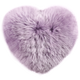 澳尊羊毛抱枕羊毛靠墊情人節禮物送女友可愛(ài)心形抱枕含芯毛絨靠墊 浪漫紫 RP 愛(ài)心靠墊30cm*45cm 含芯