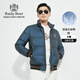 Raidy Boer/雷迪波爾男秋冬新【大朵鴨絨】刺繡太空兔羽絨服8611 灰藍 175/50/L
