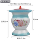 搪瓷痰盂移動(dòng)馬桶孕婦老人坐便器病人成人尿盆室內家用簡(jiǎn)易老年人坐廁痰盂尿桶 高腳藍色牡丹痰盂+蓋和墊
