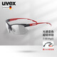 UVEX 802V騎行眼鏡 光感變色專業(yè)戶外運(yùn)動(dòng)太陽鏡墨鏡護(hù)目鏡 原裝進(jìn)口 大號(hào)S5308722301黑/紅/白S1-S3