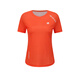 引擎鳥(niǎo)男女款運動(dòng)短袖t恤春夏季戶(hù)外速干衣馬拉松跑步訓練健身半袖上衣 鮮橙紅（女款） L