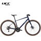 UCC運動(dòng)自行車(chē)麥肯納城市自行車(chē)禧瑪諾105變速碳纖維前叉油碟剎車(chē) 雅致藍 22速 480mm（L）建議身高：174-184