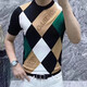 嘉曄冰絲冰感半袖夏季男士短袖t恤百搭青年潮流夏天薄款圓領(lǐng)拼接衣服 065卡其色 XL 【100-120斤】