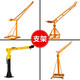 杭鴿 吊機機架小型吊運機家用提升機旋轉(zhuǎn)架子室外裝修建筑起重機支架 1000公斤單獨架子（360度）