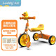 樂(lè )的（Luddy）小黃鴨兒童三輪車(chē)腳踏車(chē)1-3歲寶寶小孩腳蹬自行車(chē)嬰幼兒童車(chē) 1023S 小黃鴨(送成長(cháng)禮包)