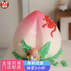 曼恒壽桃生日蛋糕全國同城配送當天到老人祝壽創(chuàng  )意新鮮水果蛋糕現做 A款壽桃蛋糕 8英寸(適合2-4人)