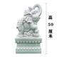 鎏銘石雕大象一對(duì)漢白玉小象青石仿古晚霞紅風(fēng)水庭院酒店門口擺件 A款漢白玉高50厘米一對(duì)
