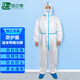 品之德 一次性防護服連體全身隔液防塵工作服 防護服 2XL