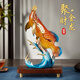 諾詩曼金龍魚銅擺件工藝品開業(yè)喬遷之喜搬家禮物客廳電視酒柜裝飾辦公室