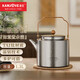 金灶（KAMJOVE）鈦茶壺燒水壺大容量泡茶壺 圍爐煮茶電陶爐煮茶壺鈦合金茶具套裝 鈦金屬煮水壺【單壺】 1.3L