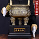 南國(guó)璽承 鼎擺件開業(yè)禮品鼎盛千秋商務(wù)辦公室擺件客廳前臺(tái)擺件送合作伙伴 中號(hào)圓鼎長(zhǎng)30*寬25*高48cm重10斤
