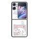 邁琪數(shù)碼 oppo findn2flip折疊屏手機殼皮紋防摔卡通全包邊女款保護套 oppofindn2flip：布偶小兔