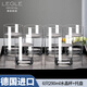LEGLE 德國進(jìn)口水晶玻璃杯家用水杯套裝公司商務(wù)接待茶杯高檔冷飲杯 6支290ml水晶杯+托盤(pán)