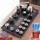 唐豐（TANGFENG）茶具套裝全自動燒水壺一體茶盤家用客廳高檔泡茶功夫茶臺整套茶海 靜云+星都+重樓提梁14頭+茶寵 1件