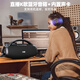維爾晶D20手提便攜K歌藍(lán)牙音響背帶式單肩斜挎低音炮OTG直播內(nèi)錄樂器演奏藍(lán)牙音箱200W大功率雙向快充 黑色Ⅲ