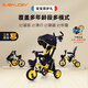 Babyjoey 英國(guó)兒童三輪車腳踏車嬰兒手推車1-6歲自行車兒童節(jié)禮物遛娃神器 【全能版】百變騎士 鎏金黃