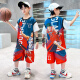 其其佳儿（QIQIJIER）儿童灌篮高手篮球服套装男童短袖速干球衣中大童男孩运动两件套潮 红色 170cm