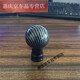 享惠油汽車(chē)通用改裝排擋頭變速檔把頭鋁合金掛擋手球金屬個(gè)性圓形波棍頭 碳纖紋手球