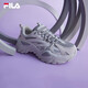 FILA 斐樂魚刺SOFIA老爹鞋女鞋厚底增高時尚休閑鞋復(fù)古反光運動鞋 南極灰/合金灰-AG 37.5
