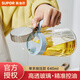 蘇泊爾油壺瓶裝油瓶家用廚房用品大小油罐壺醬油玻璃油瓶醋壺 640ML 【單手按壓款】