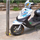 LJ臺(tái)灣立兆9080四節(jié)鎖自行車鎖折疊電動(dòng)車摩托車抗液壓剪山地車防盜 M14中號(hào)加粗黑色帶鎖袋無支架