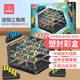 麥貝瑞（mbery）連鎖棋三角棋橡皮筋幾何棋盤(pán)桌游玩具兒童邏輯思維男女孩生日禮物