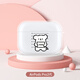 美十美分（MSMF）新款趣味線(xiàn)條小狗AirPodsPro3代蘋(píng)果無(wú)線(xiàn)藍牙耳機套透明硅膠軟殼防摔可愛(ài)卡通適用情侶款保護套 AirPodsPRO2【透明】小白-27Y 可帶殼充電