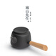 南山先生 黑陶側(cè)把壺家用功夫茶具配件簡約茶壺單壺陶瓷帶過濾泡茶壺 黑陶側(cè)把壺 170ml