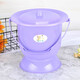 愛(ài)與夢(mèng)痰盂兒童坐便器孕婦夜壺女起夜尿桶尿盆帶蓋男防臭家用臥室吐痰罐 淺紫色 4L