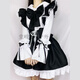 堂峻男仆裝女仆裝cosplay可愛洛麗塔lolita黑白日系長袖蘿莉女裝大佬 套裝男款 M