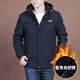 JEEP SPIRIT棉衣男士秋冬季外套韓版潮流戶(hù)外工裝棉服加厚潮牌棉襖冬裝男裝 1279 深藍 (本色絨) XL