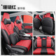 擎夕 寶馬X1座套 全包圍專(zhuān)車(chē)專(zhuān)用座椅套坐墊四季通用汽車(chē)座墊 豪華版-珊瑚紅【前后全包】 25 24 23年款