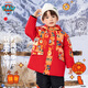 汪汪隊立大功新年裝兒童棉外套加厚冬裝男童棉衣棉襖保暖紅拜年服 紅色 120