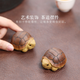 倩揮可愛(ài)紫砂茶寵擺件可養(yǎng)小烏龜茶道個(gè)性創(chuàng)意茶玩茶桌茶具精品擺件 紫砂小萌龜