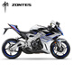 升仕ZONTES 703RR 新款仿賽摩托車(chē)水冷三缸699cc（付款后45天內(nèi)發(fā)貨） 亮銀（布雷博卡鉗）