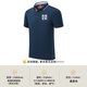 海衫印 企業(yè)polo定制t恤高端翻領(lǐng)文化衫印制logo刺繡工作服定做短袖 藏青 XL