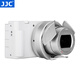 JJC 自動鏡頭蓋 葉片開合 適用于索尼SONY ZV-1 ZV-1M2 ZV1二代 ZV1II 相機鏡頭蓋保護蓋配件 銀色