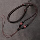 戀千萱手工編織項鏈繩朱砂吊墜繩男女掛件掛墜玉佩繩可調節長(cháng)度繩子禮物 咖啡繩