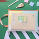 信發(fā) TRNFA TN-KM501學(xué)生科目分類(lèi)袋 試卷收納袋 EVA防水單層透明網(wǎng)格拉鏈袋辦公用品 混色單層5個(gè)裝