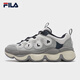 斐樂(lè )（FILA）官方加絨豌豆鞋男鞋老爹鞋運動(dòng)鞋冬季新款保暖休閑鞋 南極灰/石灰巖-AL 42