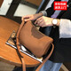 ANDSEEYOU品牌 斜挎包女 新款真皮包包女復古腋下情人節女包百搭斜挎小包女 焦糖色