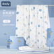 ilody 嬰兒四季蓋毯寶寶空調(diào)被兒童紗布竹棉四層蓋毯145cm*120cm