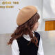 蕾叮咔2026春秋新款韓國兒童貝雷帽女童帽子洋氣蓓蕾帽寶寶時(shí)尚禮帽CBP