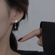 桑瑪蝴蝶流蘇耳墜純銀小眾氣質(zhì)女耳環(huán)高級(jí)感耳釘生日禮物送女朋友 秀氣蝴蝶短款耳墜+精美禮盒