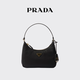 PRADA/普拉達【禮物】女士Prada Re-Edition 2005 Re-Nylon迷你手袋 黑色-金色徽標